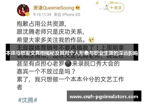 本泽马怒发文真相揭秘及其对个人形象与职业生涯的深远影响